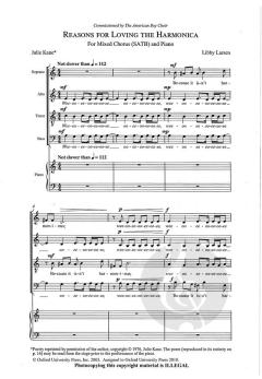 Reasons for Loving the Harmonica von Libby Larsen (Download) 