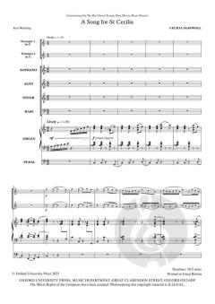 A Song for St Cecilia von Cecilia McDowall (Download) 