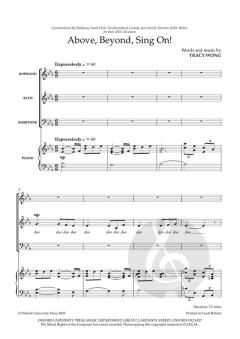 Above, Beyond, Sing On! von Tracy Wong (Download) 