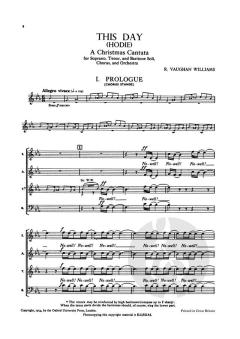 Hodie (This Day) von Ralph Vaughan Williams (Download) 