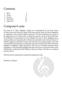 Mass for St Mary Magdalen, Oxford von Cecilia McDowall (Download) 