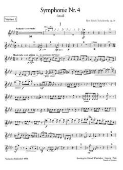 Symphonie Nr. 4 f-moll op. 36 von Pjotr Iljitsch Tschaikowski 