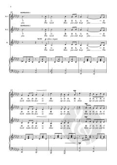 The Lord bless you and keep you (Japanese) von John Rutter (Download) 