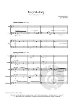 Mary's Lullaby von John Rutter (Download) 