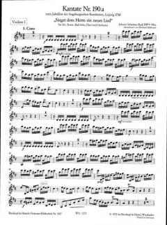 Singet dem Herrn ein neues Lied von Johann Sebastian Bach 