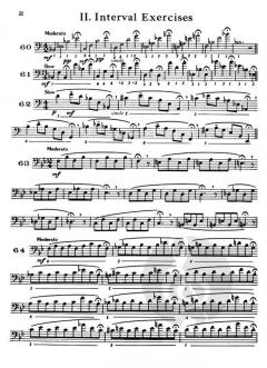 Daily Drills And Technical Studies For Trombone von Max Schlossberg 