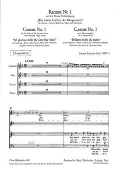 Wie schön leuchtet der Morgenstern (J.S. Bach) 