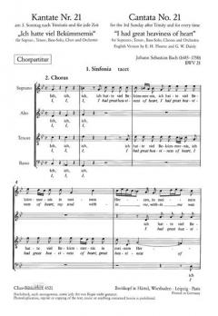 Ich hatte viel Bekümmernis (J.S. Bach) 