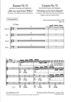 Alles nur nach Gottes Willen (J.S. Bach) 