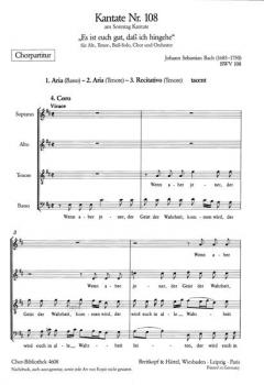 Es ist euch gut, dass ich hingehe (J.S. Bach) 