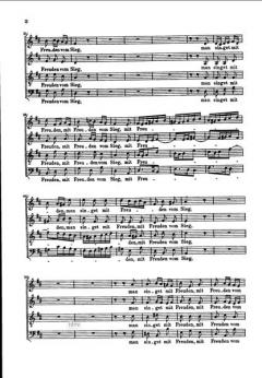 Man singet mit Freuden vom Sieg (J.S. Bach) 