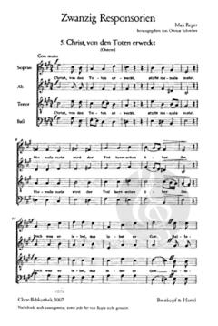 20 Responsorien Heft 2 (Max Reger) 