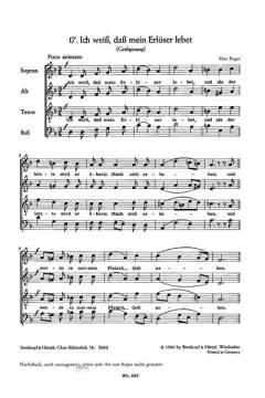 20 Responsorien Heft 5 (Max Reger) 