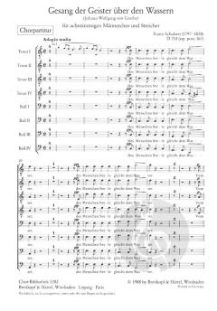Gesang der Geister über den Wassern op. post. 167 D 714 (Franz Schubert) 