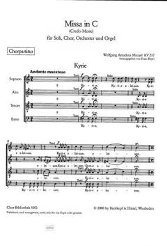 Missa in C-dur KV 257 (W.A. Mozart) 