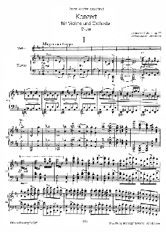 Violinkonzert D-dur op. 77 von Johannes Brahms im Alle Noten Shop kaufen