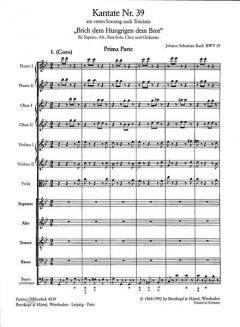 Brich dem Hungrigen dein Brot von Johann Sebastian Bach 