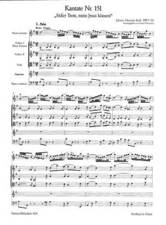 Süßer Trost, mein Jesus kömmt von Johann Sebastian Bach 