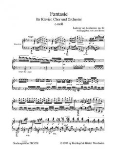 Chorfantasie c-moll op. 80 von Ludwig van Beethoven 