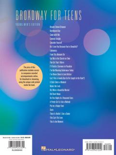 Broadway For Teens Young Men's Edition 