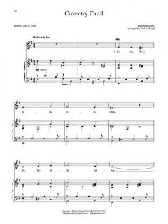 15 Easy Christmas Carol Arrangements Low Voice von Richard Walters 