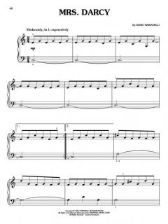 Pride And Prejudice (Easy Piano Solo) von Dario Marianelli 