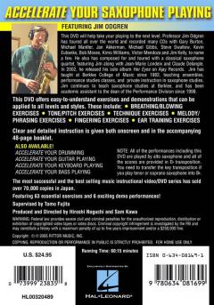 Accelerate Your Saxophone Playing (DVD) von Jim Odgren 