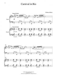 Carnival In Rio Second Piano Accompaniment von William Gillock 