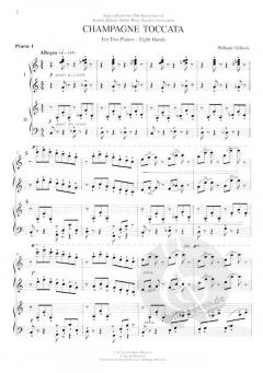 Champagne Toccata von William Gillock für 2 Klavier zu 8 Händen im Alle Noten Shop kaufen