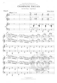 Champagne Toccata von William Gillock für 2 Klavier zu 8 Händen im Alle Noten Shop kaufen