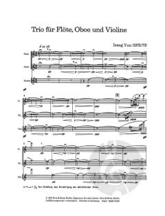 Trio von Isang Yun (Download) 