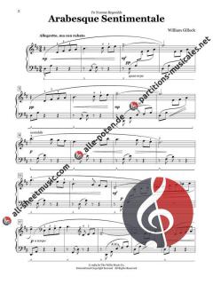 Arabesque Sentimentals von William Gillock 