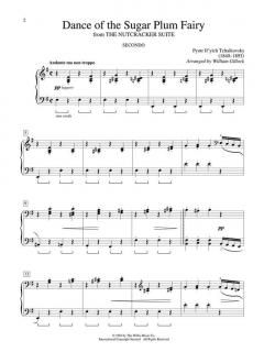 Dance Of The Sugarplum Fairy Piano Duet von Pjotr Iljitsch Tschaikowski 