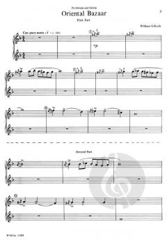 Oriental Bazaar Elementary 3 Piano Trio 1 Piano 6 Hands von William Gillock 