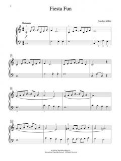 Fiesta Fun Piano Solo Primary Three von Carolyn Miller 