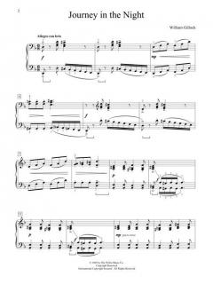 Journey In The Night Elementary IV Piano Solo von William Gillock 