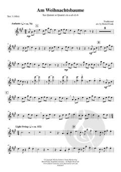 Am Weihnachtsbaume die Lichter brennen von Bernd Frank 