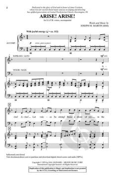 Arise! Arise! von Joseph M. Martin 