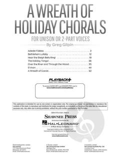 A Wreath of Holiday Chorals von Greg Gilpin 