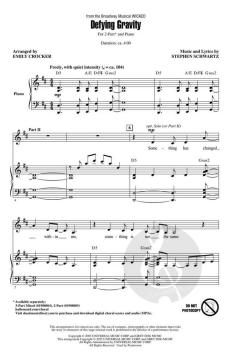 Defying Gravity von Stephen Schwartz (Download) 