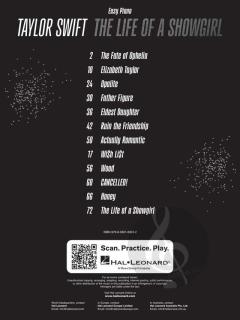 The Life Of A Showgirl - Easy Piano von Taylor Swift 