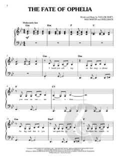 The Life Of A Showgirl - Easy Piano von Taylor Swift 