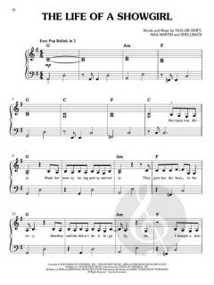 The Life Of A Showgirl - Easy Piano von Taylor Swift 