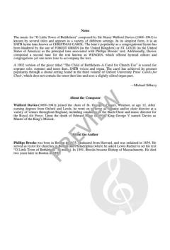 O Little Town of Bethlehem von Walford Davies 