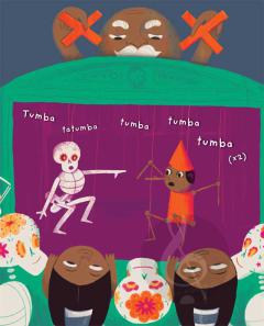 El Reloj de la Calavera - The Skeleton Clock von Gabriela Montoya-Stier 