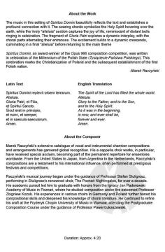 Spiritus Domini von Marek Raczynski 