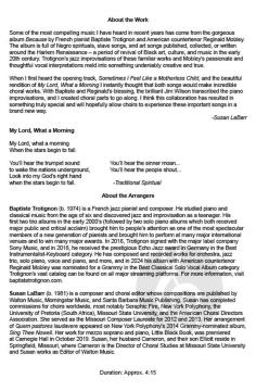 My Lord, What a Morning 