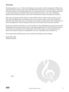 11 Duets for Beginners von Matthias Petzold 