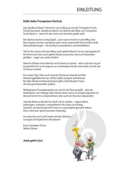 Trompeten Fuchs Spielbuch 2 von Stefan Dünser 