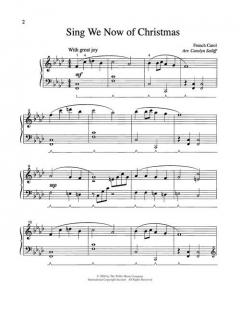 Sing We Now Of Christmas Piano Solo Early Intermediate 